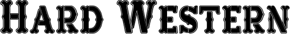 Hard Western Font