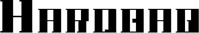 Hardbaq Font
