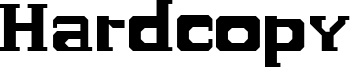 Hardcopy Font