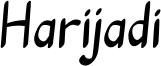 Harijadi Font