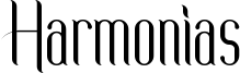 Harmonias Font