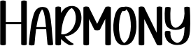 Harmony Font