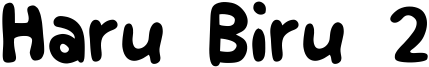 Haru Biru 2 Font