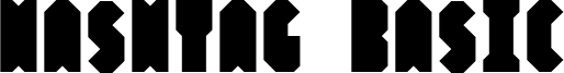 Hashtag Basic Font