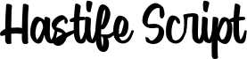 Hastife Script Font