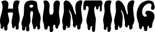 Haunting Font