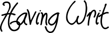 HavingWrit Heavy.ttf
