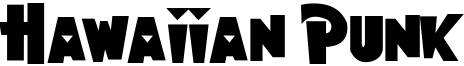 Hawaiian Punk Font