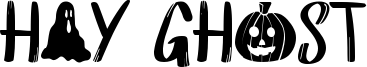 Hay Ghost Font