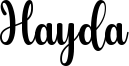 Hayda Font