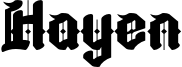 Hayen Font