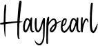 Haypearl Font