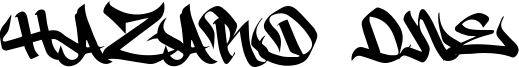 Hazard One Font