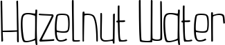 Hazelnut Water Light.ttf