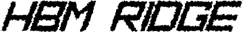 HBM Ridge Distorted (personal use only).ttf