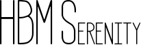 HBM Serenity Font