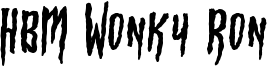 HBM Wonky Ron Font