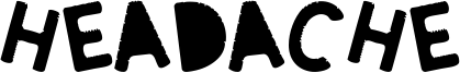 Headache Font