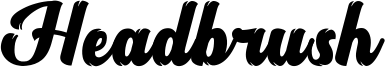 Headbrush Font