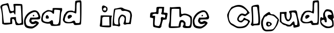 Head in the Clouds Font