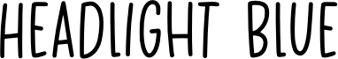 HeadlightBlueDEMO-Regular.otf