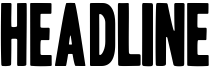 Headline Font