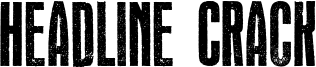 Headline Crack Font
