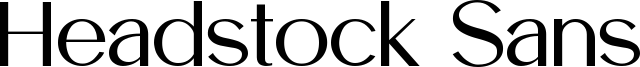 Headstock Sans Font