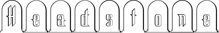 Headstone Font