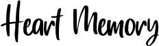 Heart Memory Font