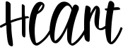 Heart Font
