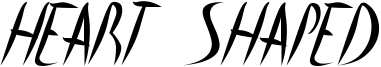 Heart Shaped Font