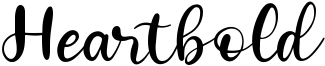 Heartbold Font