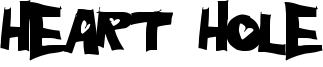 Heart Hole Font