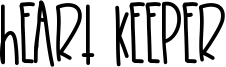 Heart Keeper Font