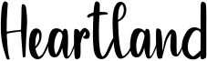 Heartland Font