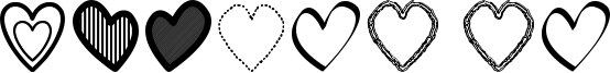 Hearts ST Font