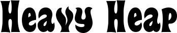 Heavy Heap Font
