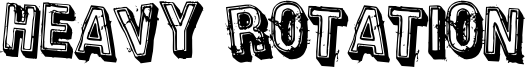 Heavy Rotation Font