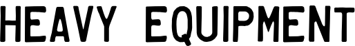 HeavyEquipment.otf