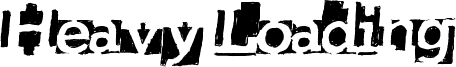 Heavy Loading Font