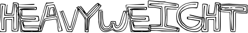 HeavyWeight Font