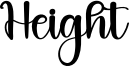 Height Font