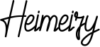Heimeiry Font