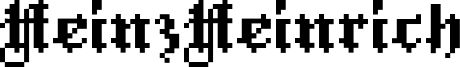 HeinzHeinrich Font