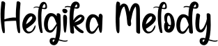 Helgika Melody Font