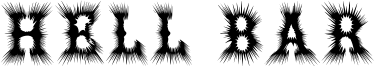 Hell Bar Font
