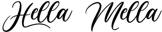 Hella Mella Font