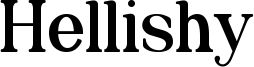 Hellishy Font