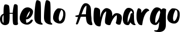 Hello Amargo Font